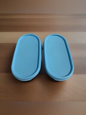 New Tupperware® Modular Mates® Oval Replacement Seals (Set of 2)-Serene Sky